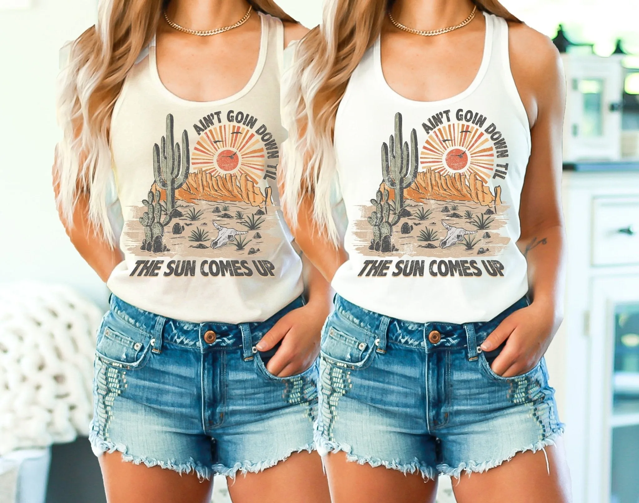 Aint Going Down Till the Sun Comes Up Desert Tank