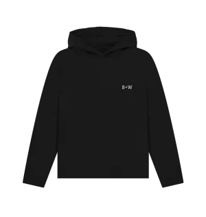 B W Relaxed Fit Sweatshirt (White Lettering)