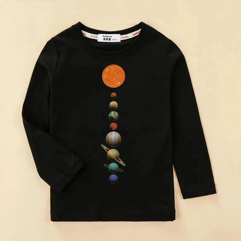 Baby Girl Solar System Space Tees