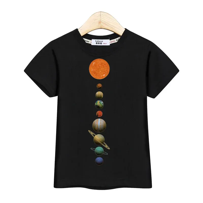 Baby Girl Solar System Space Tees