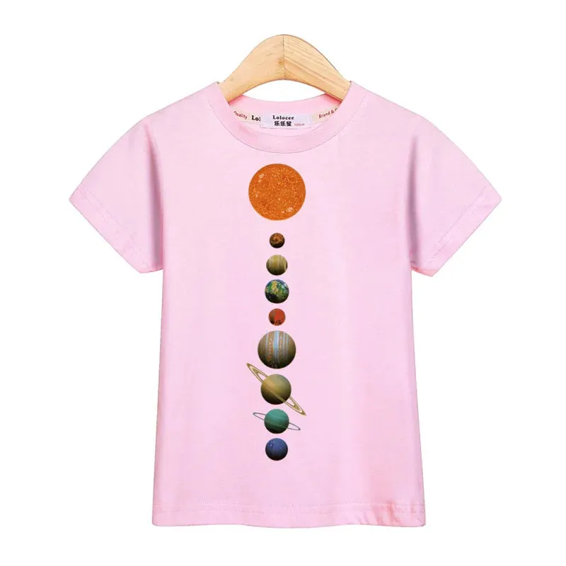 Baby Girl Solar System Space Tees