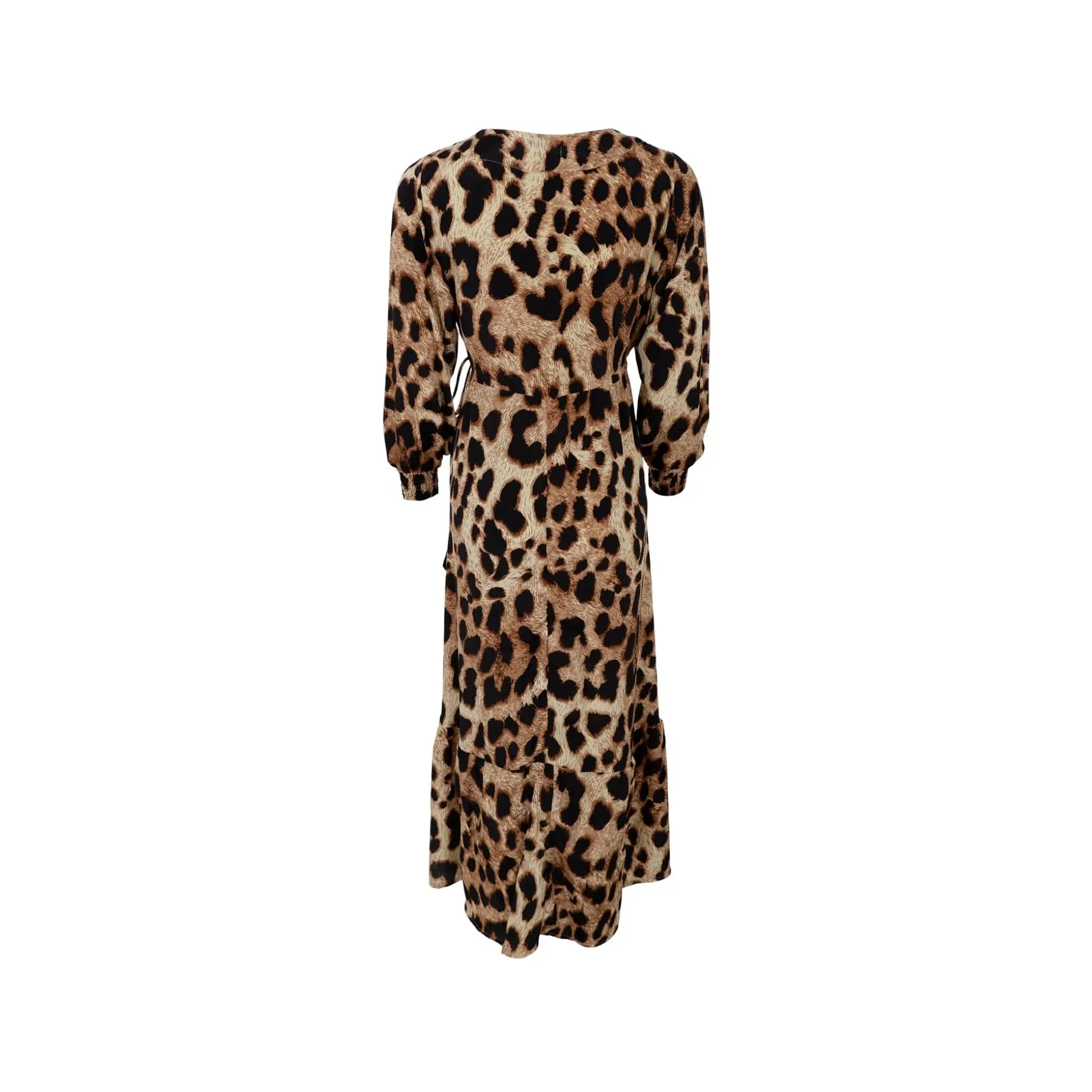 Black Colour Luna Wrap Dress