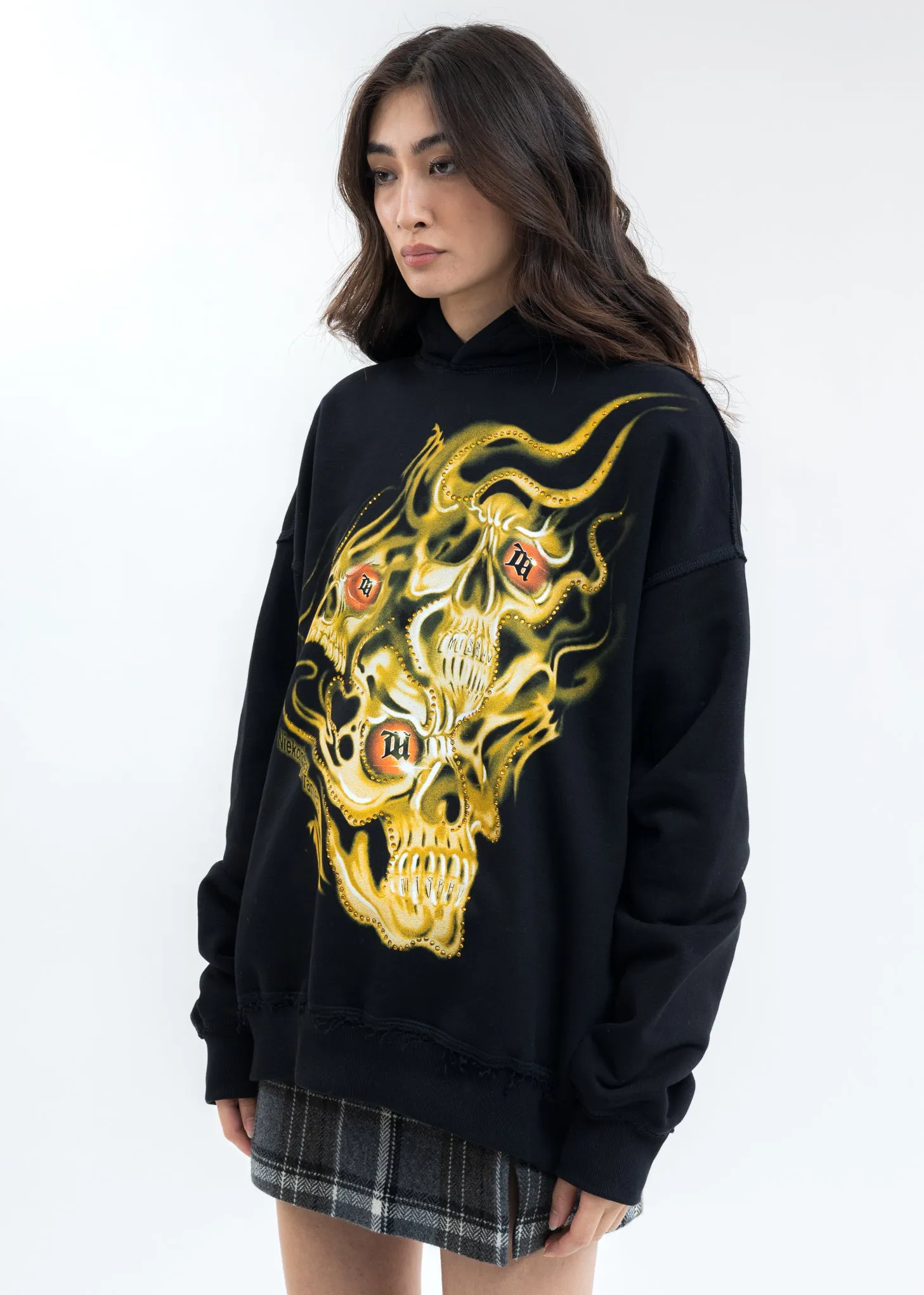 Black DRUMS OF DEATH Hoodie