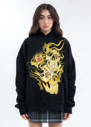 Black DRUMS OF DEATH Hoodie