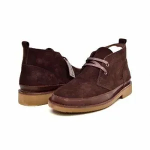 British Walkers Cambridge Desert Boots Men's Brown Leather and Suede