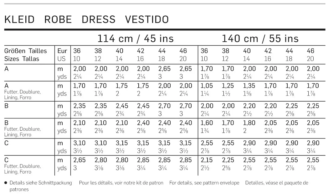 Burda Pattern 6894 Women's Dresses (10-20)