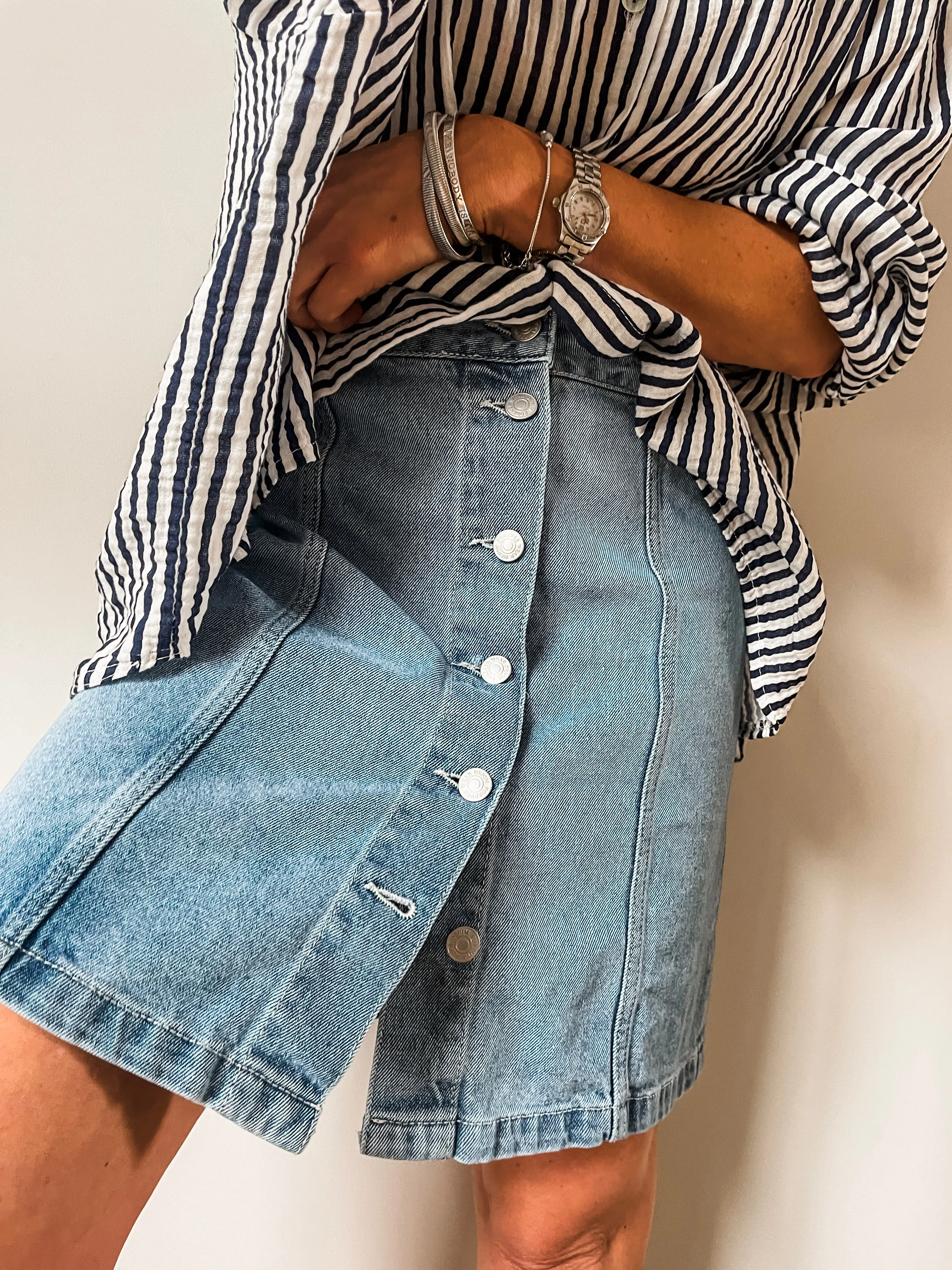 b.young Kristy Denim Skirt PREMIUM BRAND
