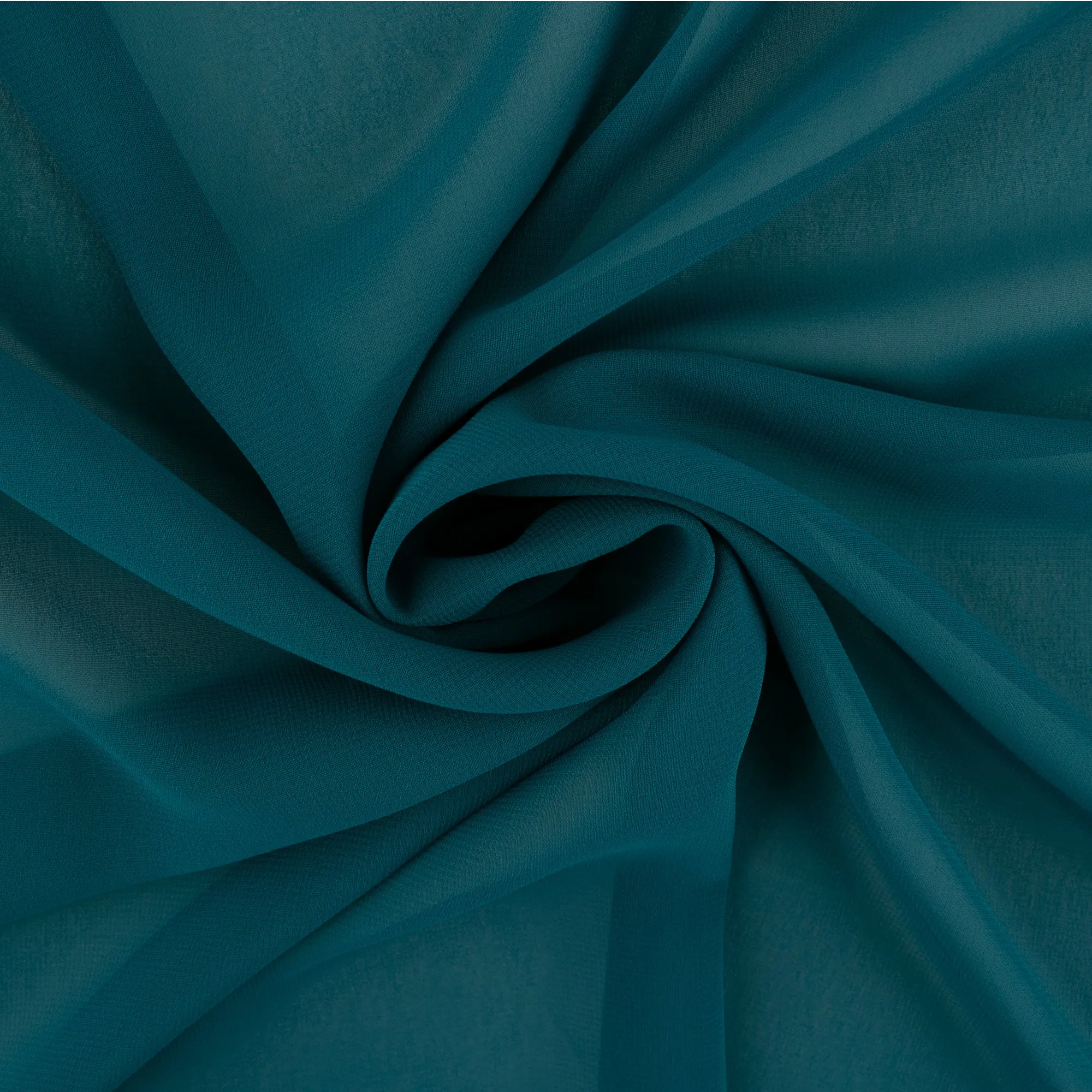 CLICHY Chiffon - Dark teal