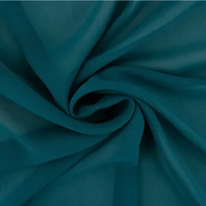 CLICHY Chiffon - Dark teal