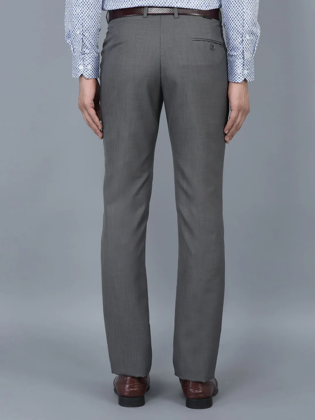 Cobb Dark Grey Ultra Fit Formal Trouser