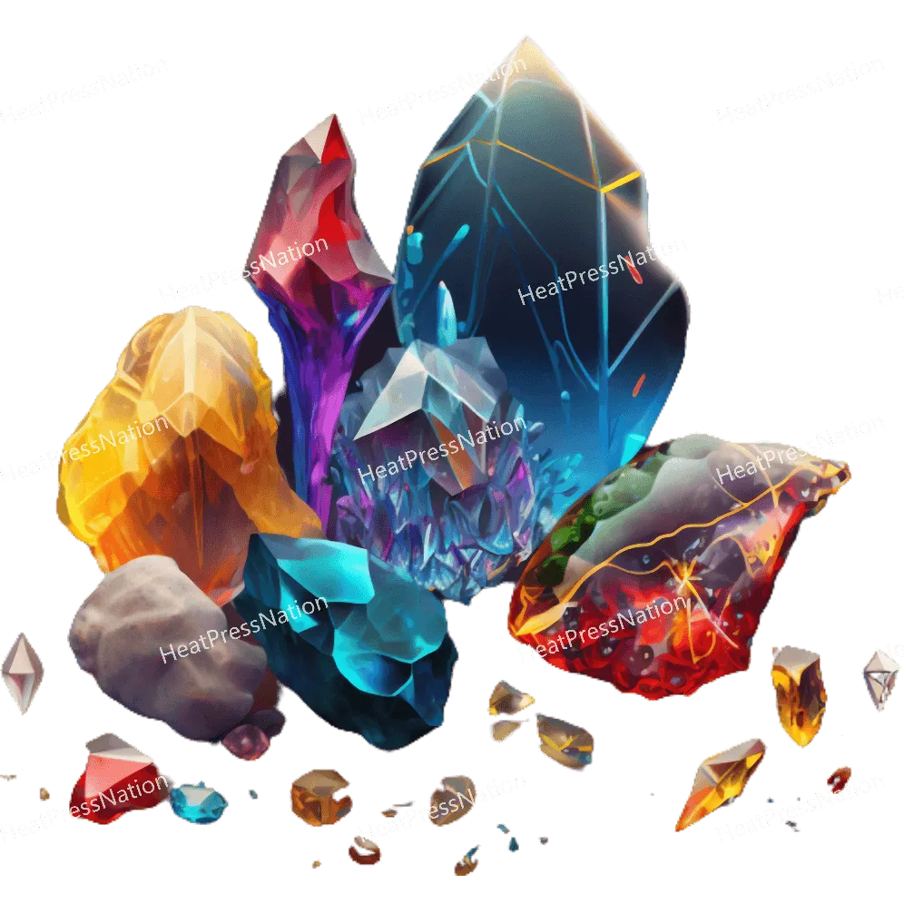 Colorful Crystals Design