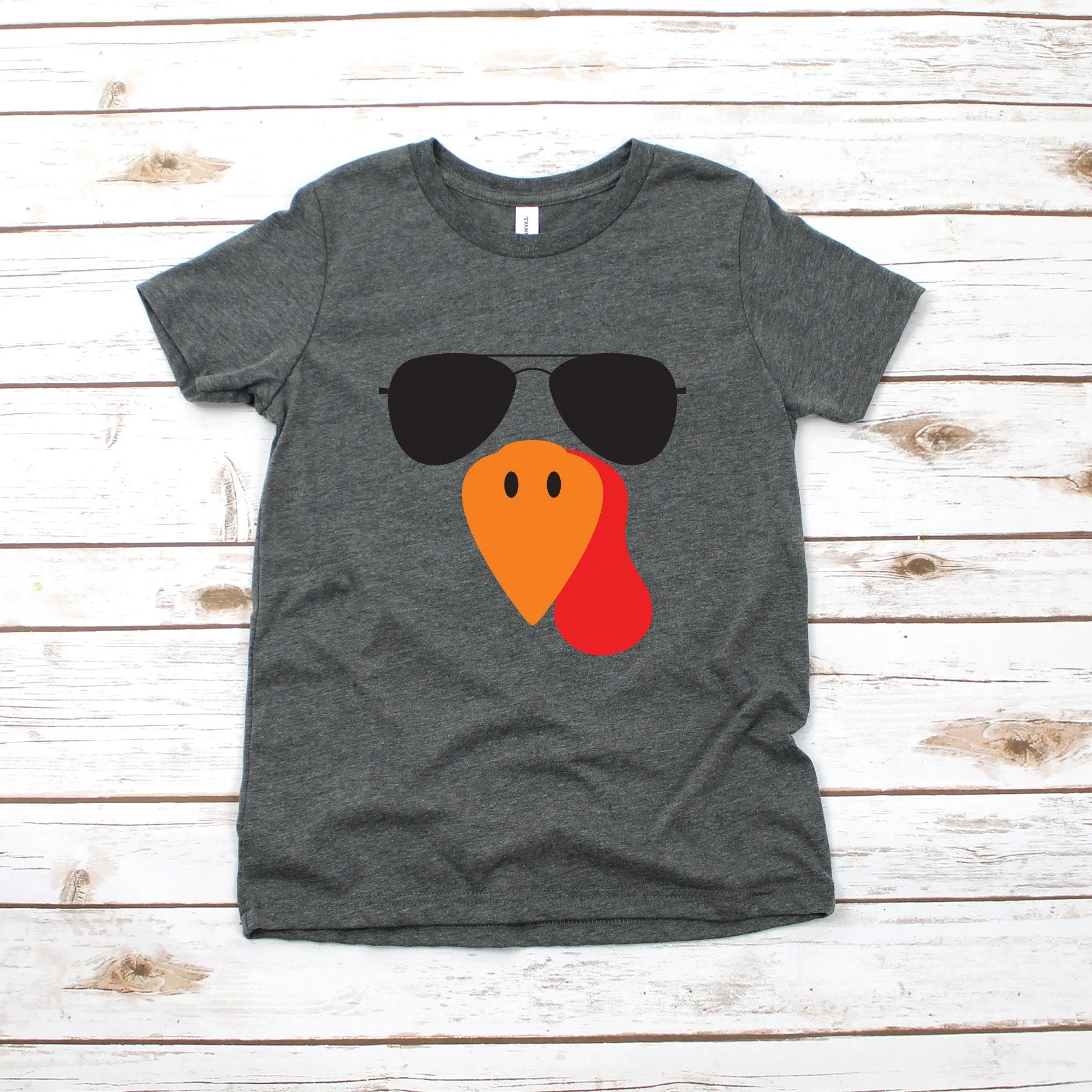 Cool Turkey Infant Toddler or Youth T Shirt - Thanksgiving Shirt - Funny - Family Matching