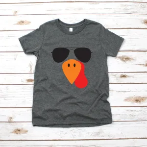 Cool Turkey Infant Toddler or Youth T Shirt - Thanksgiving Shirt - Funny - Family Matching