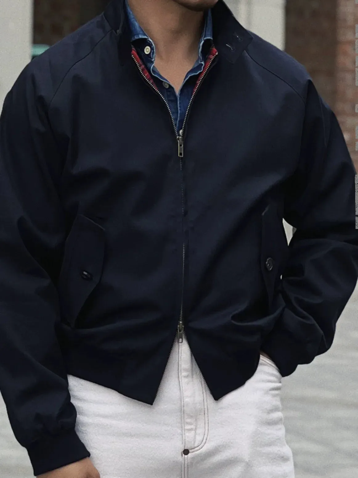 Cropped Harrington Jacket