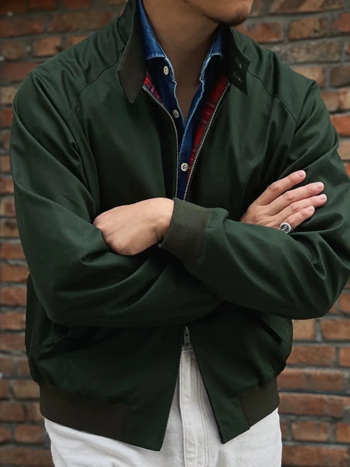 Cropped Harrington Jacket