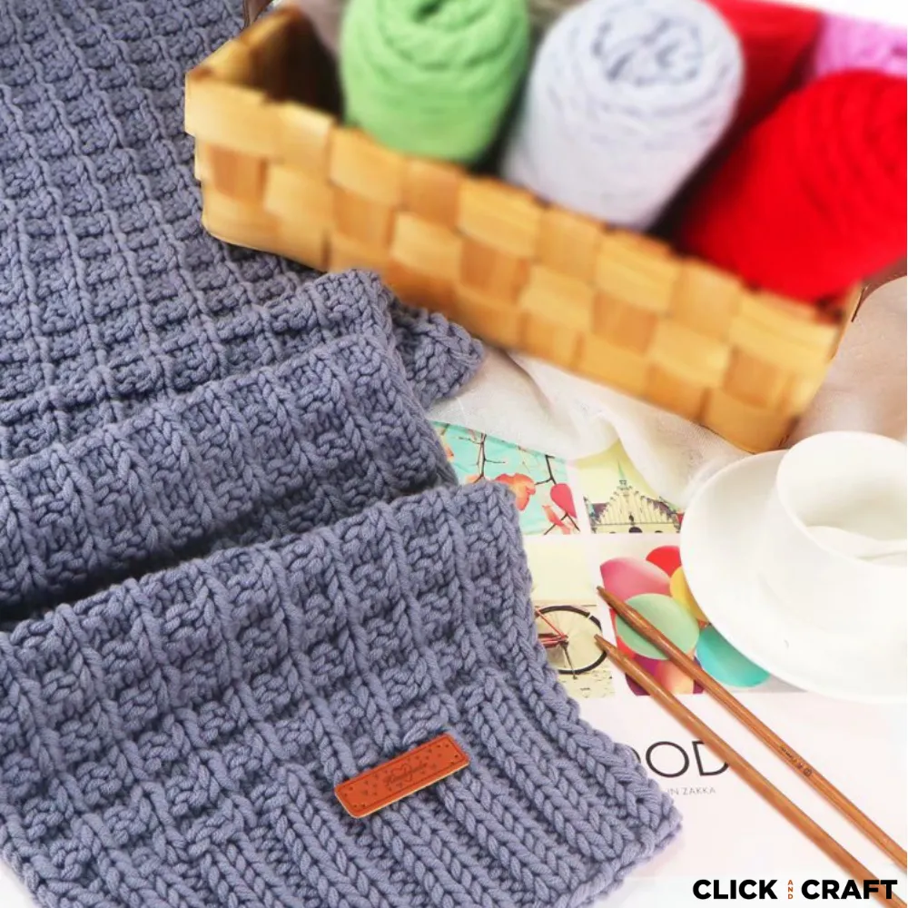 Dark Grey Knitting Cotton Yarn | 8-ply Light Worsted Double Knitting