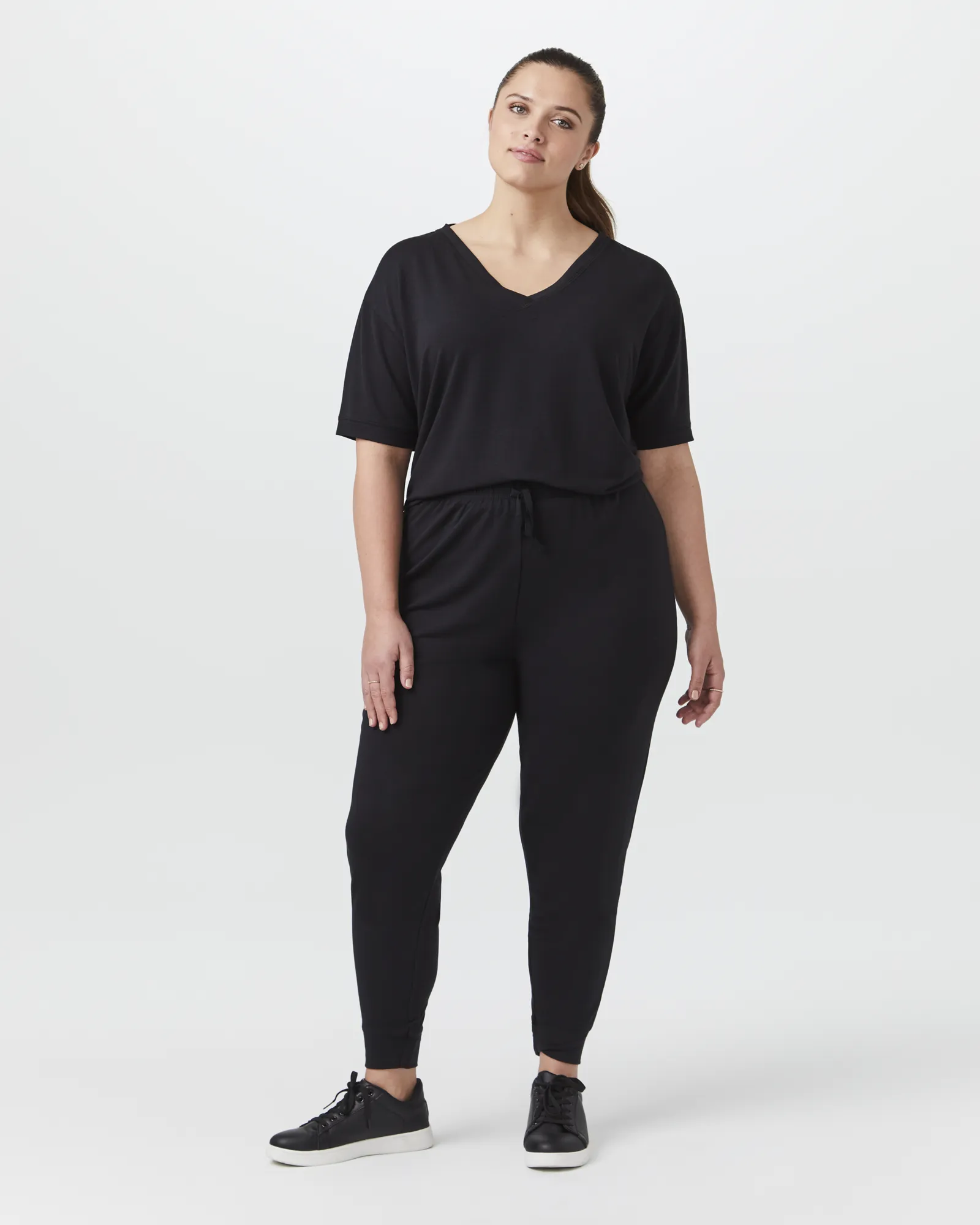Darlene French Terry Jogger | Black