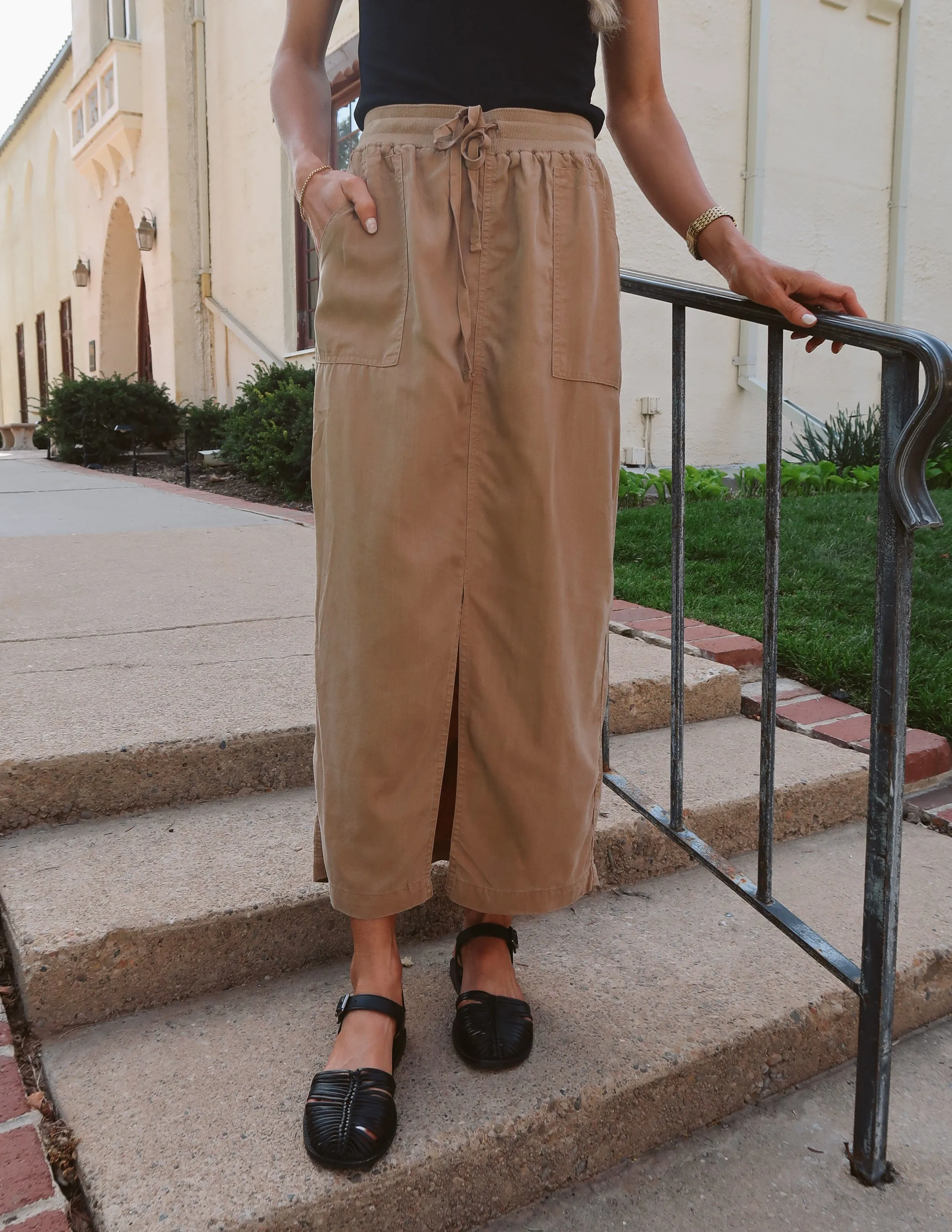 Desert Sands Midi Skirt
