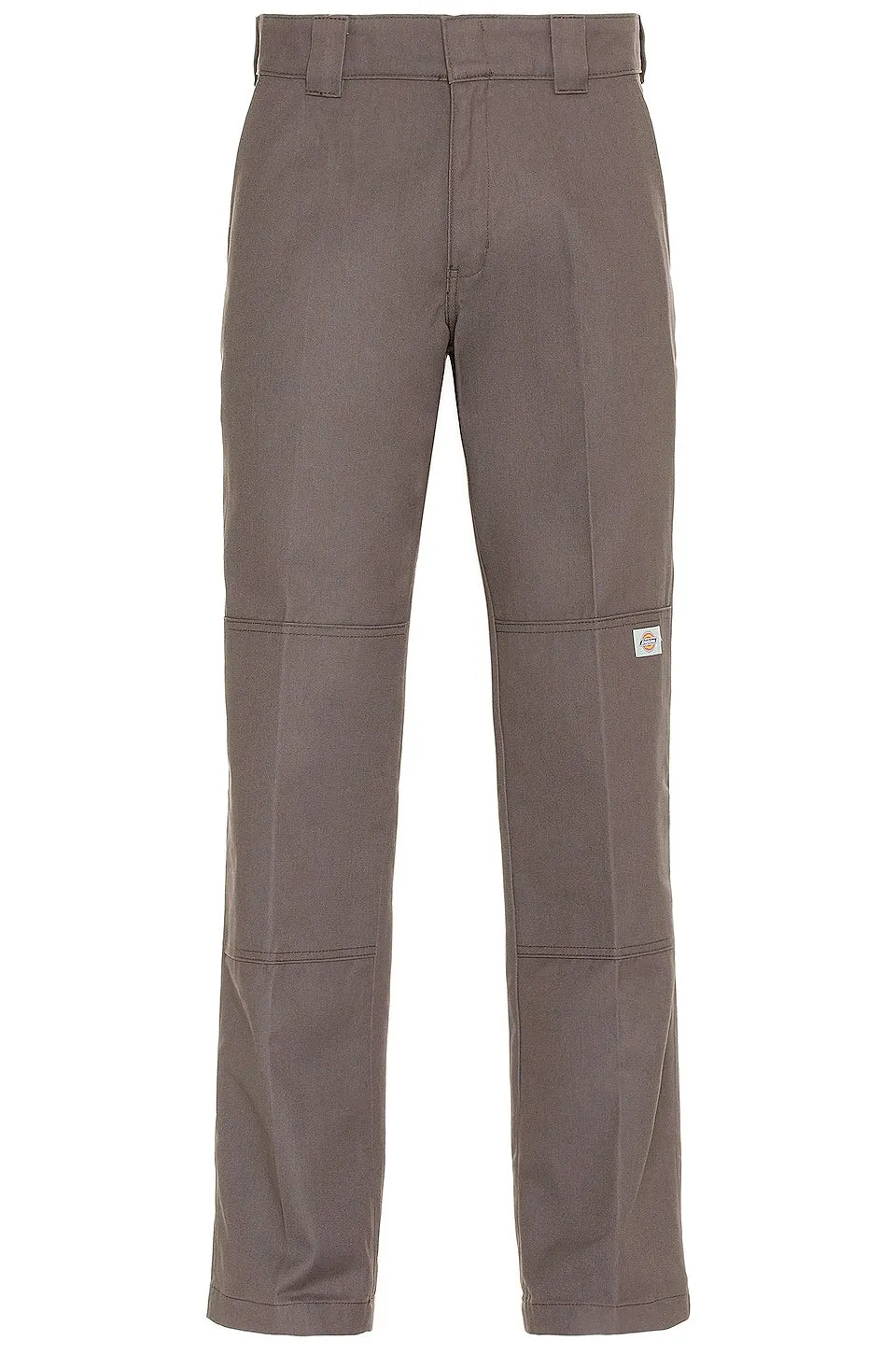 Dickies Flat Front Double Knee Straight Leg Pants, Gray