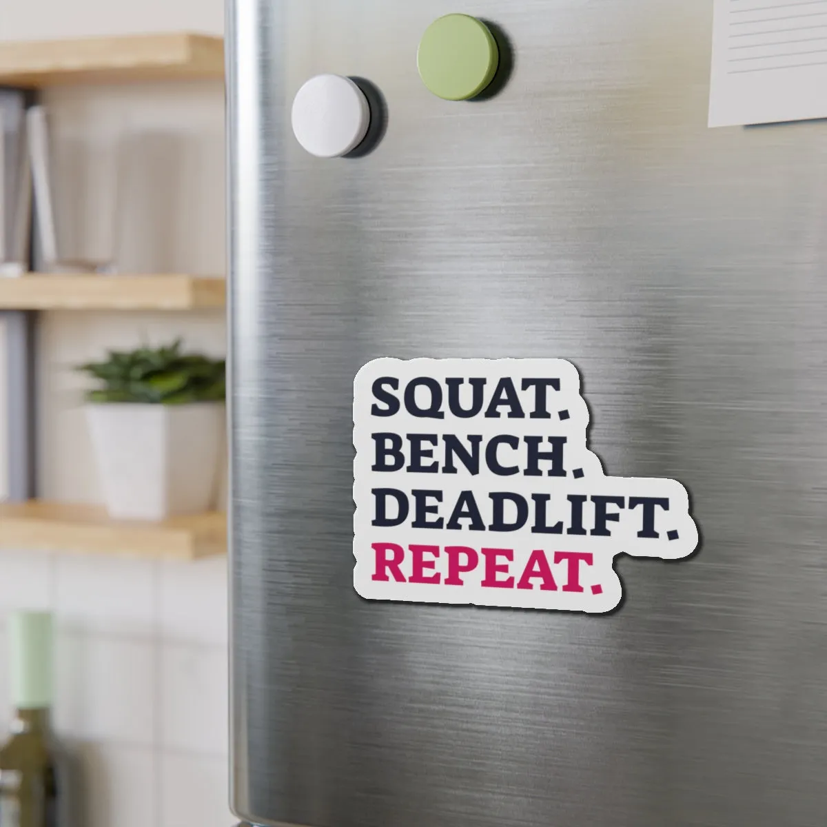 Die-Cut Magnets - SBD Repeat - Pink