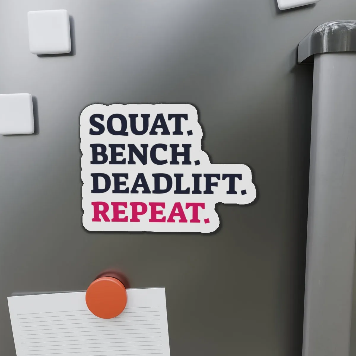 Die-Cut Magnets - SBD Repeat - Pink