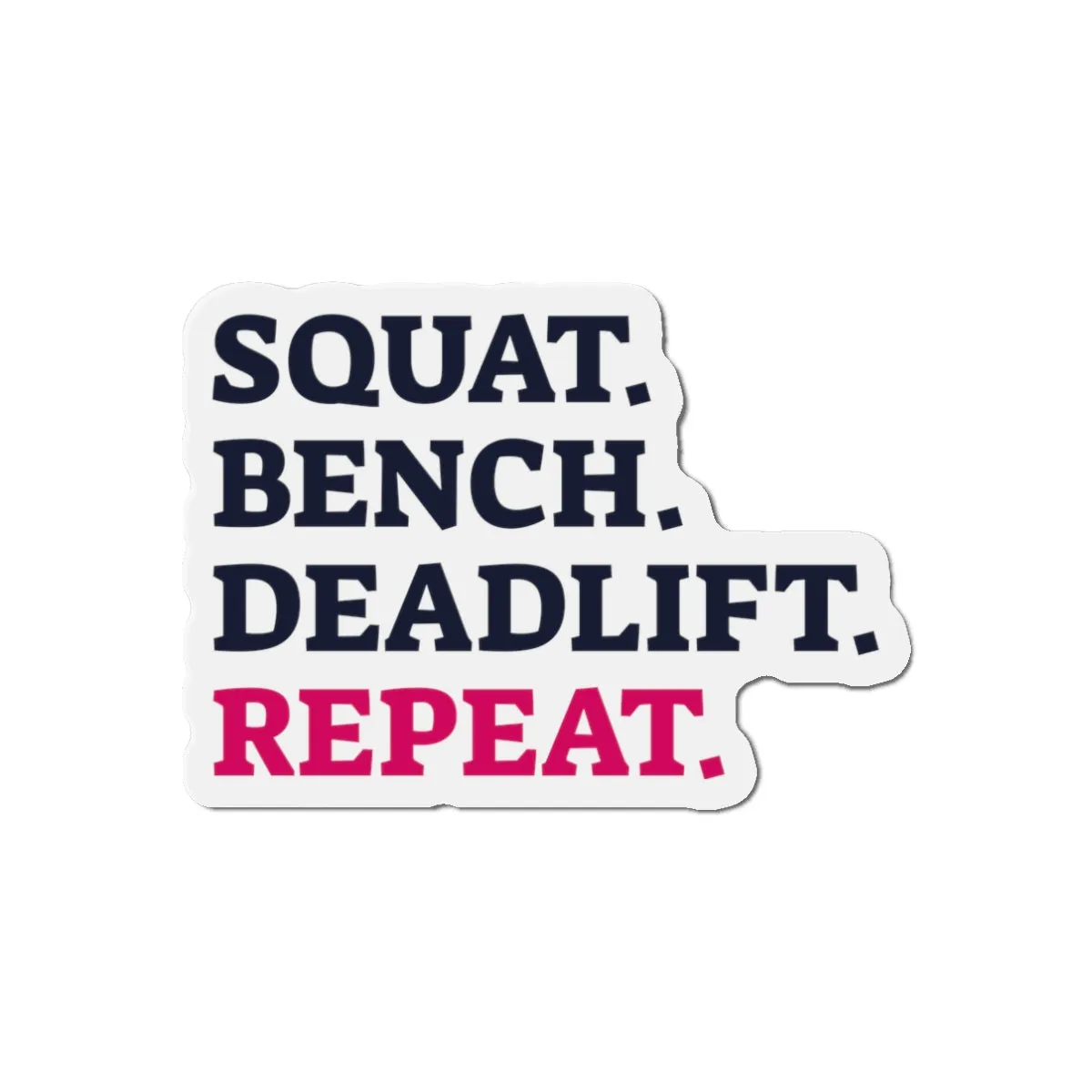 Die-Cut Magnets - SBD Repeat - Pink
