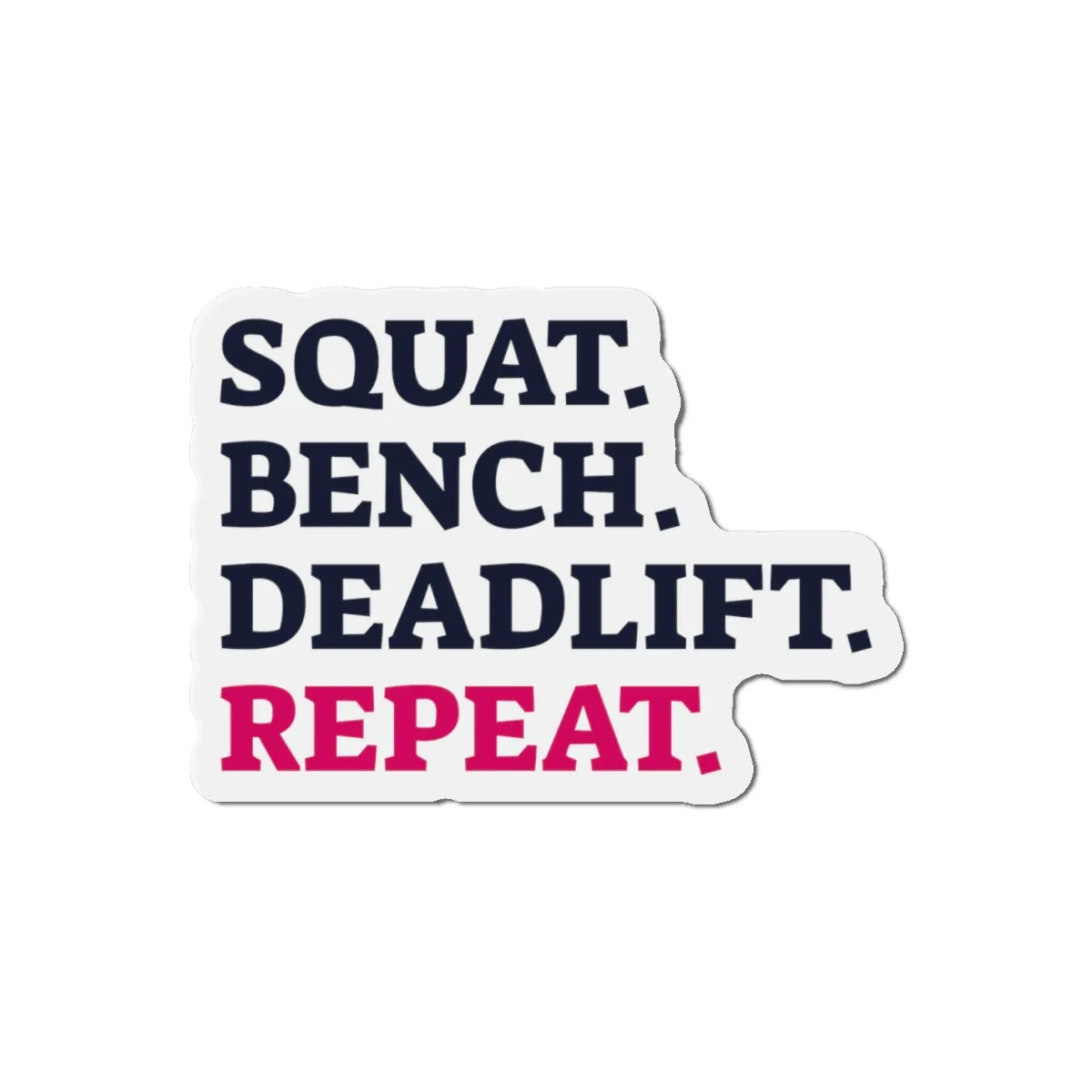 Die-Cut Magnets - SBD Repeat - Pink