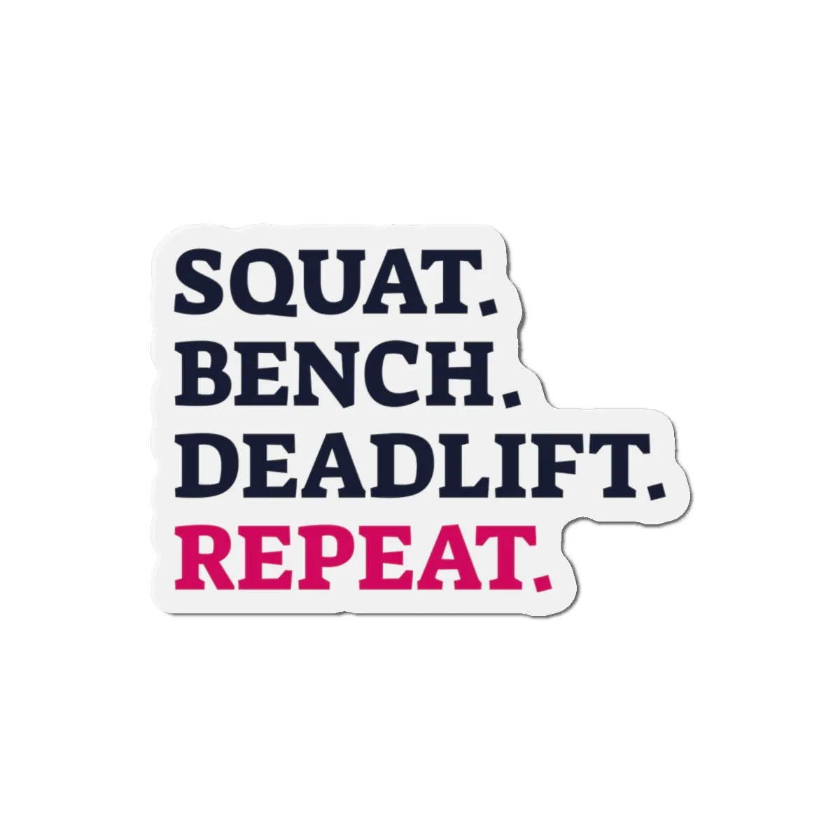 Die-Cut Magnets - SBD Repeat - Pink