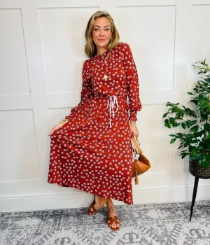 Ex Seasalt Sketched Buds Vintage Beau Dress