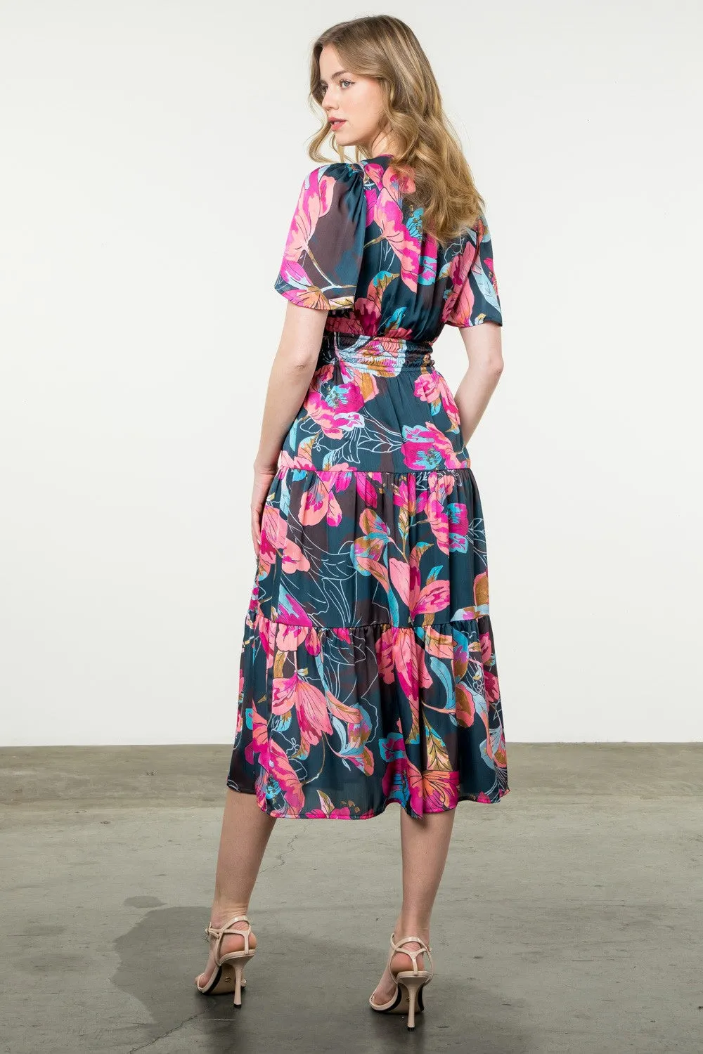 Fall Florals Maxi Dress