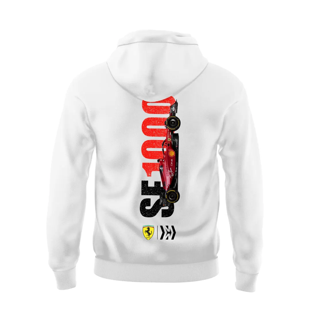 Ferrari SF1000 White Unisex Motorsport Hoodie