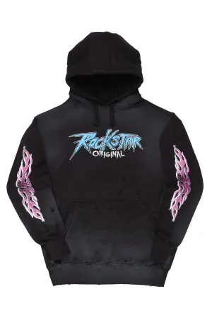Gaston Black Graphic Hoodie