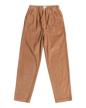 Girls Thousand Stars Corduroy Joggers in Camel