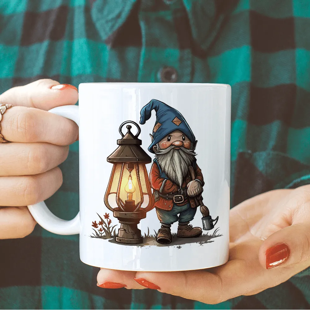 Gnome near Lamp Design