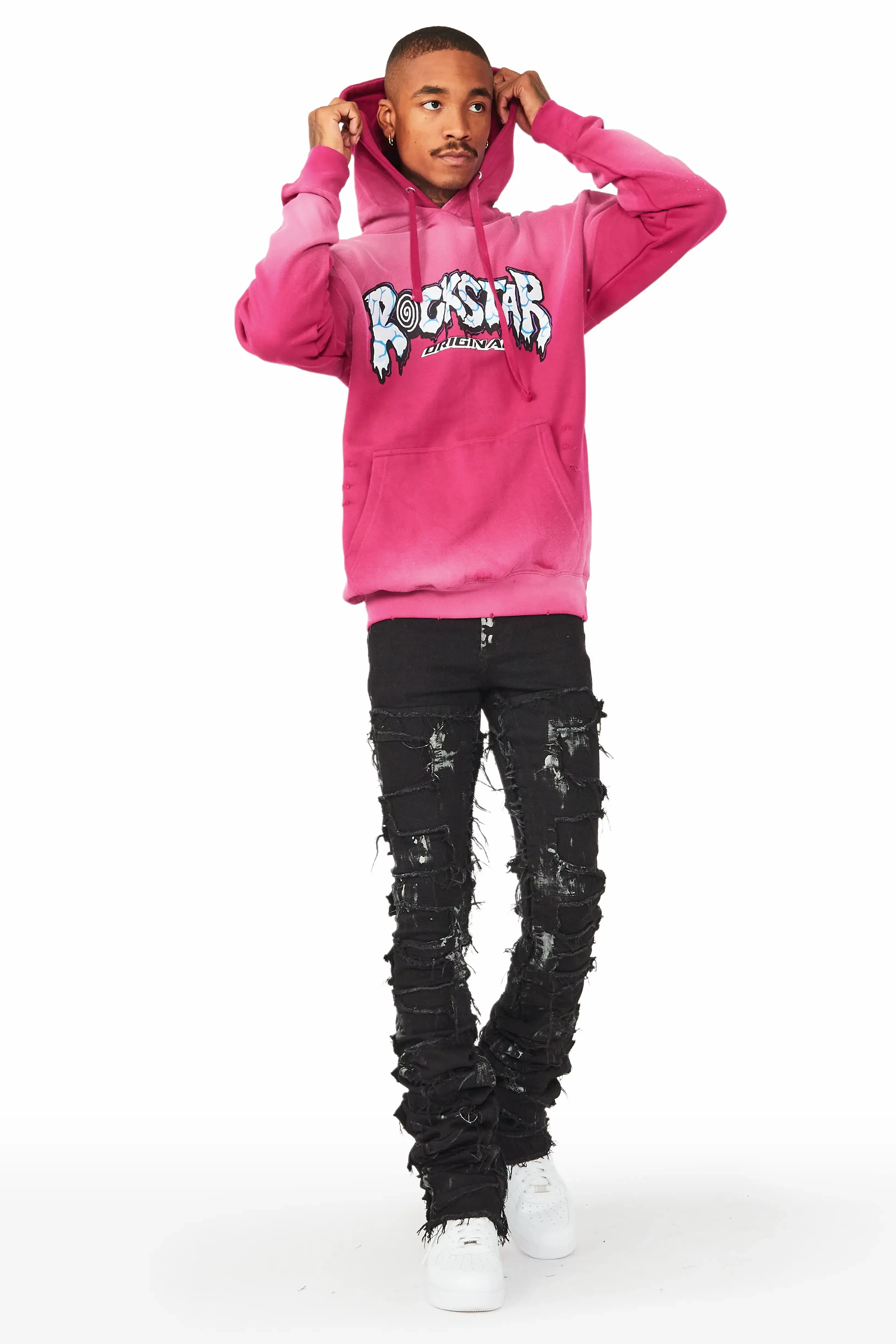 Gorka Pink Graphic Hoodie