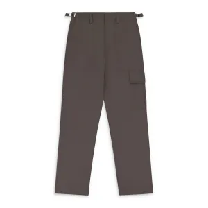 GREY MILITARY STRAIGHT LEG COBBLESTONE TROUSERS