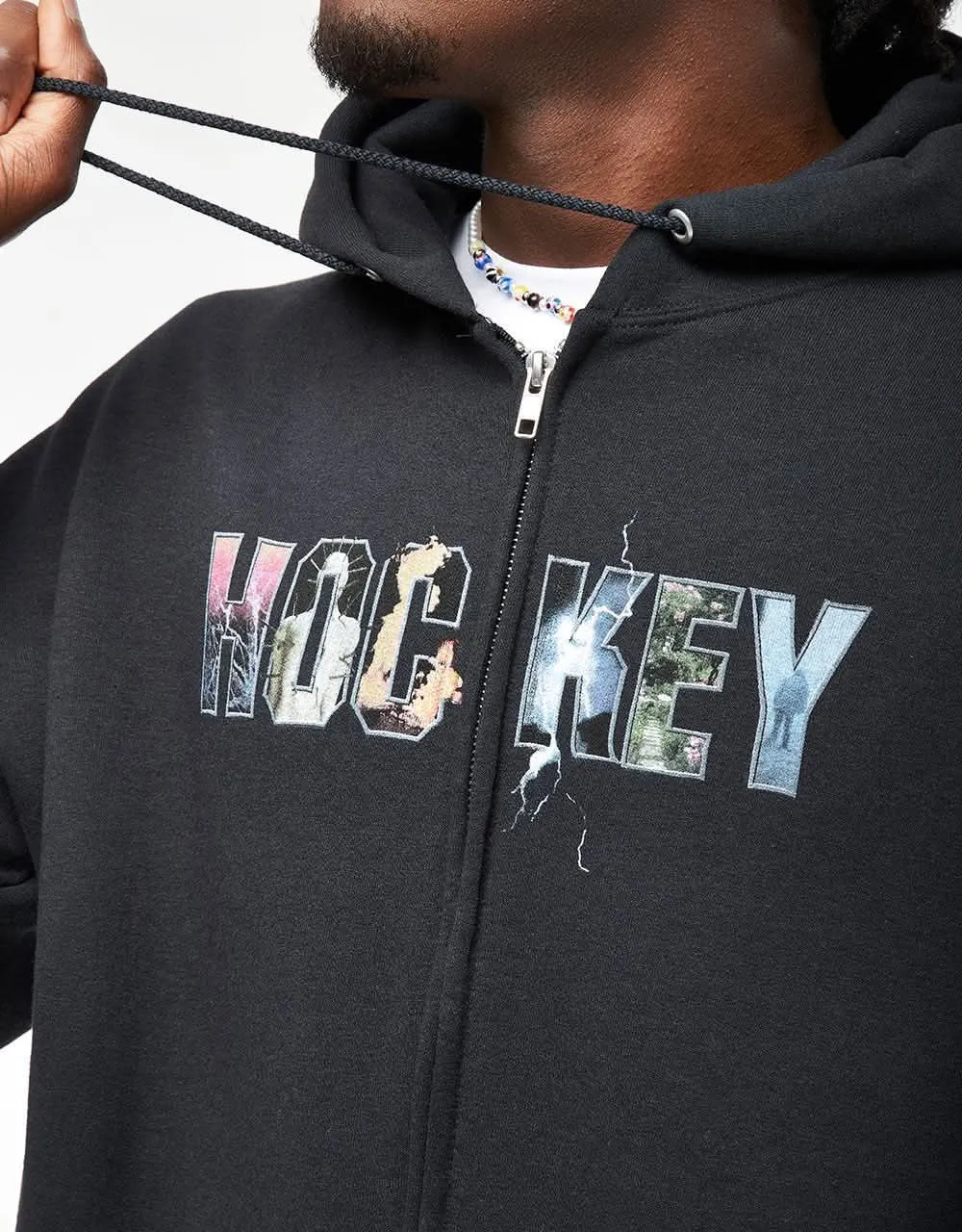 Hockey Dave's Arena Zip Hoodie - Black