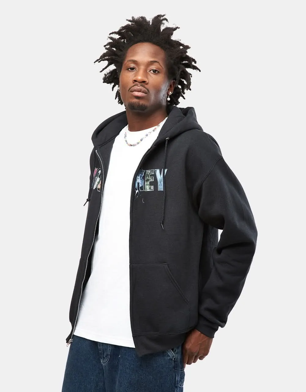 Hockey Dave's Arena Zip Hoodie - Black