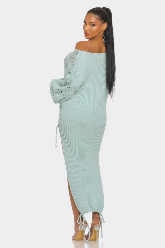 JADED | Oversized Knit Asymmetrical Sweater