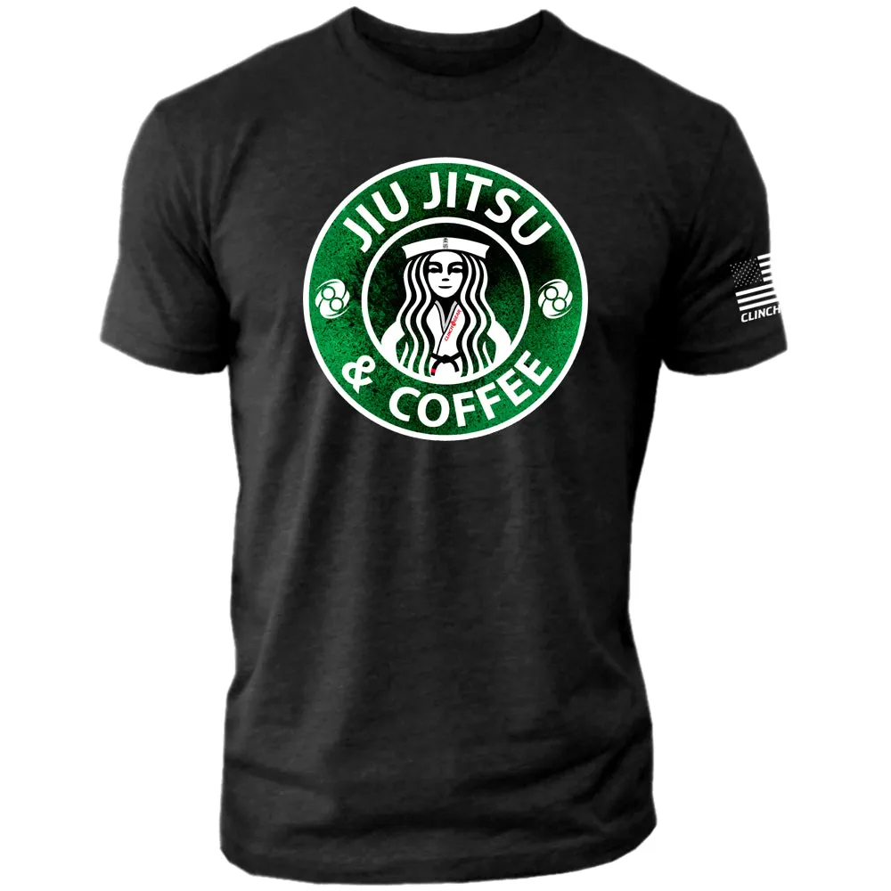 JIU JITSU & COFFEE – Crew – Black