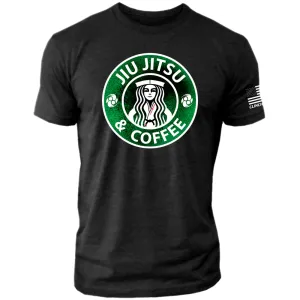 JIU JITSU & COFFEE – Crew – Black