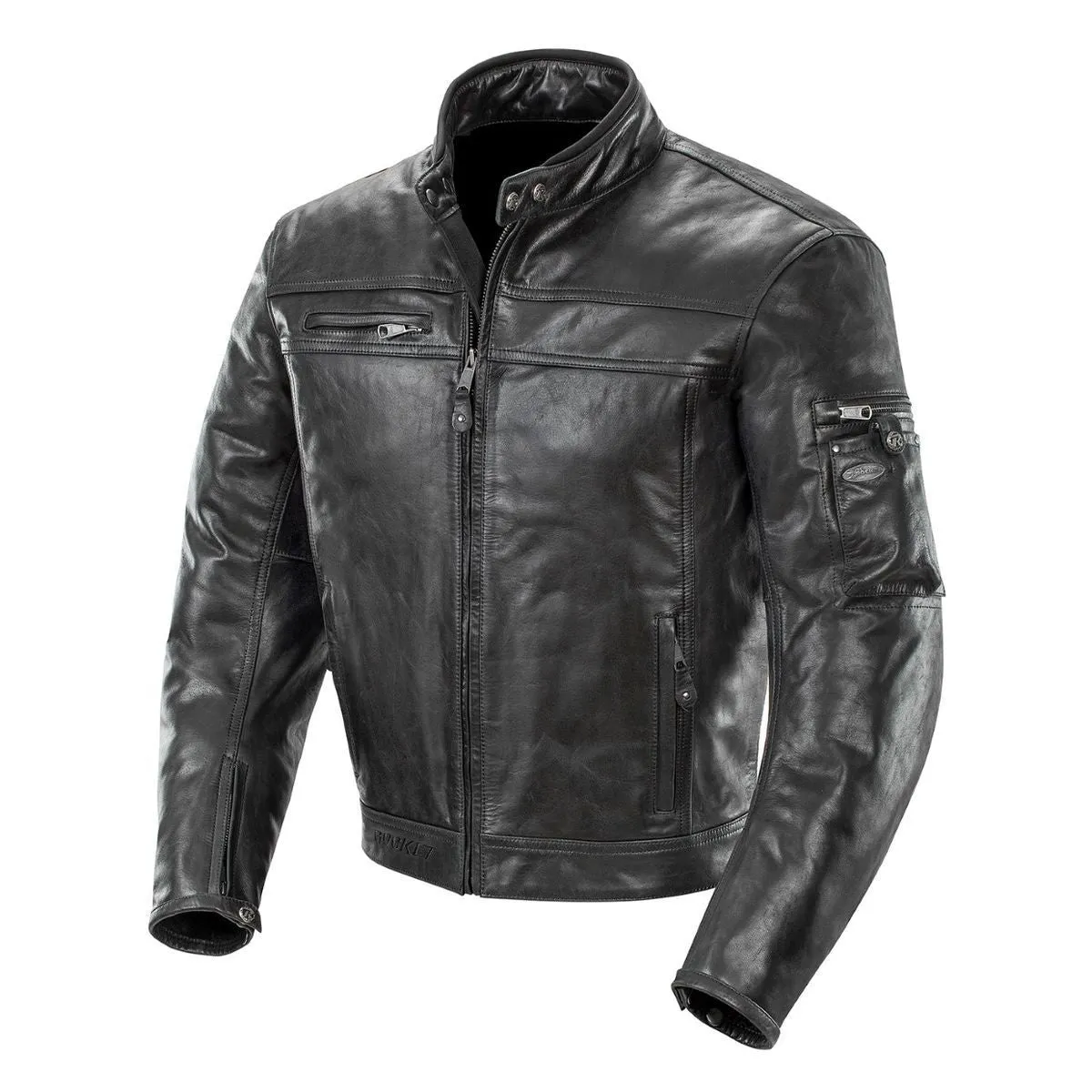 Joe Rocket Black POWERSHIFT Mens Leather Jacket