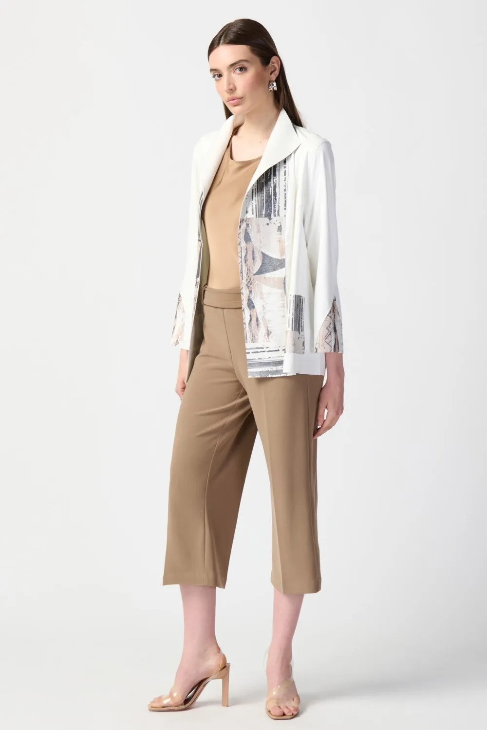 Joseph Ribkoff Jacket 241919 Vanilla/Multi