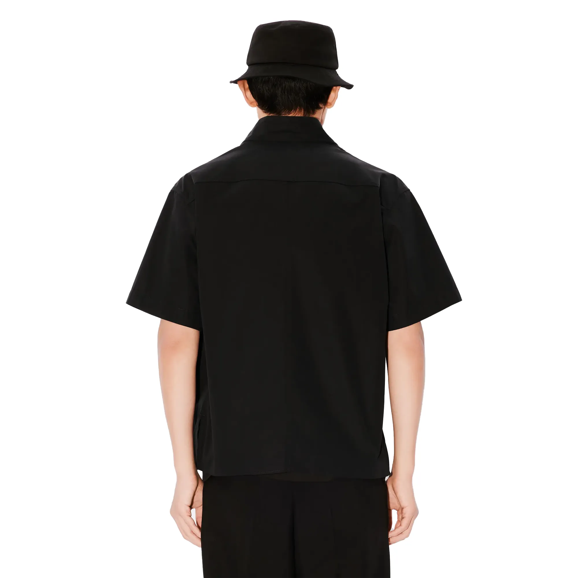 Kenzo Kimono Short Sleeve Shirt Black