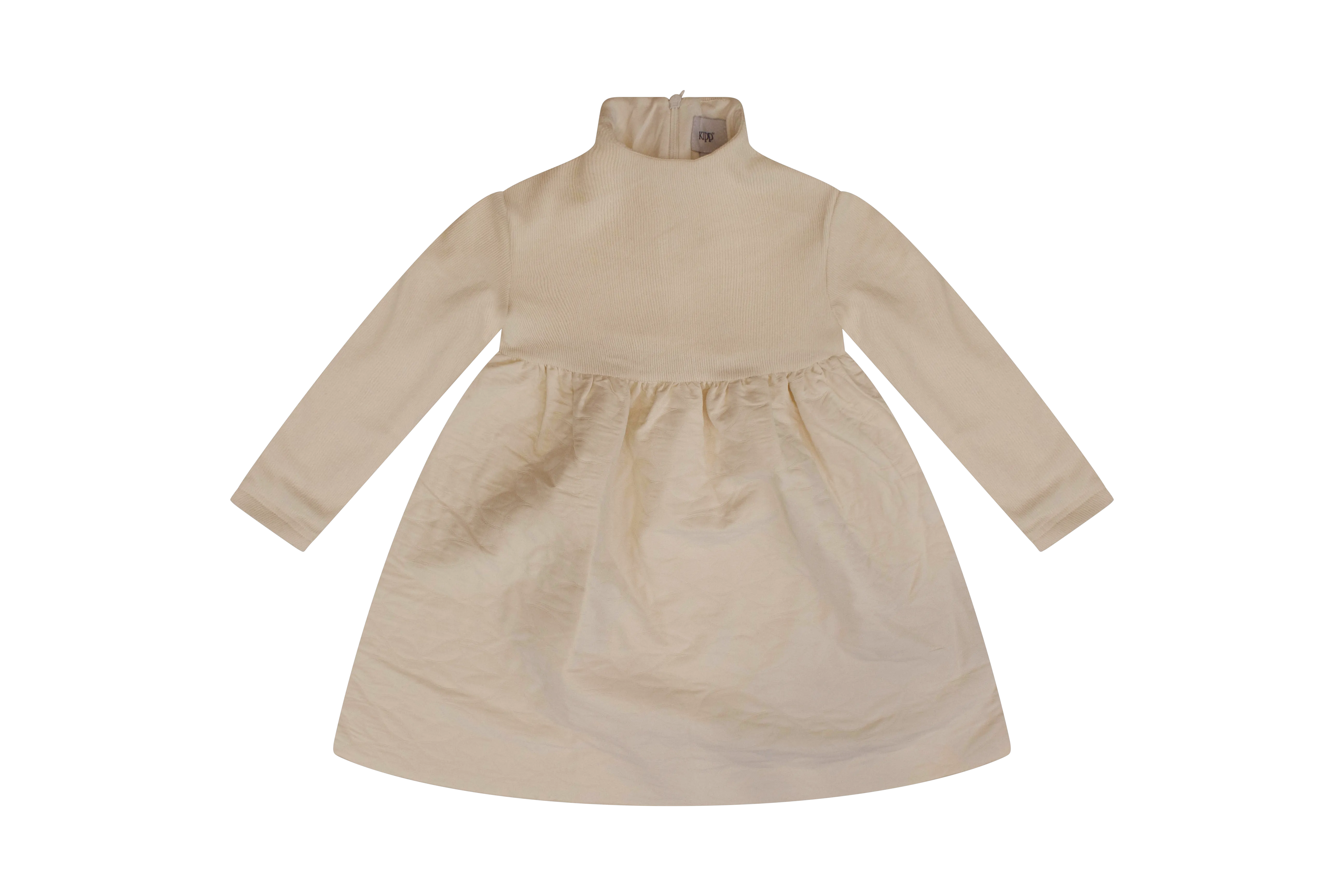 Kipp Natural Quilted Combo Dress