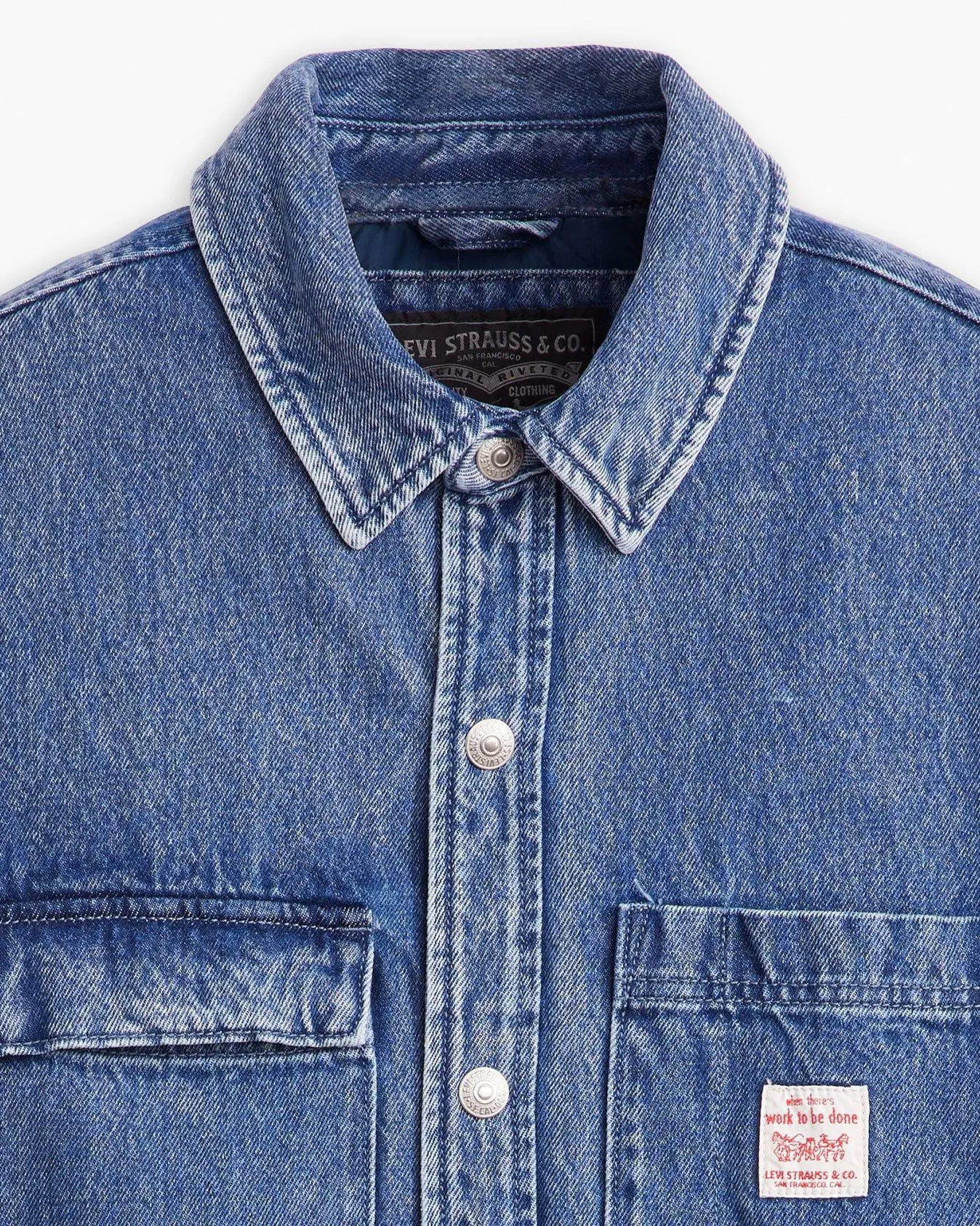 Levi's® Workwear Telegraph Denim Overshirt - Get Involved