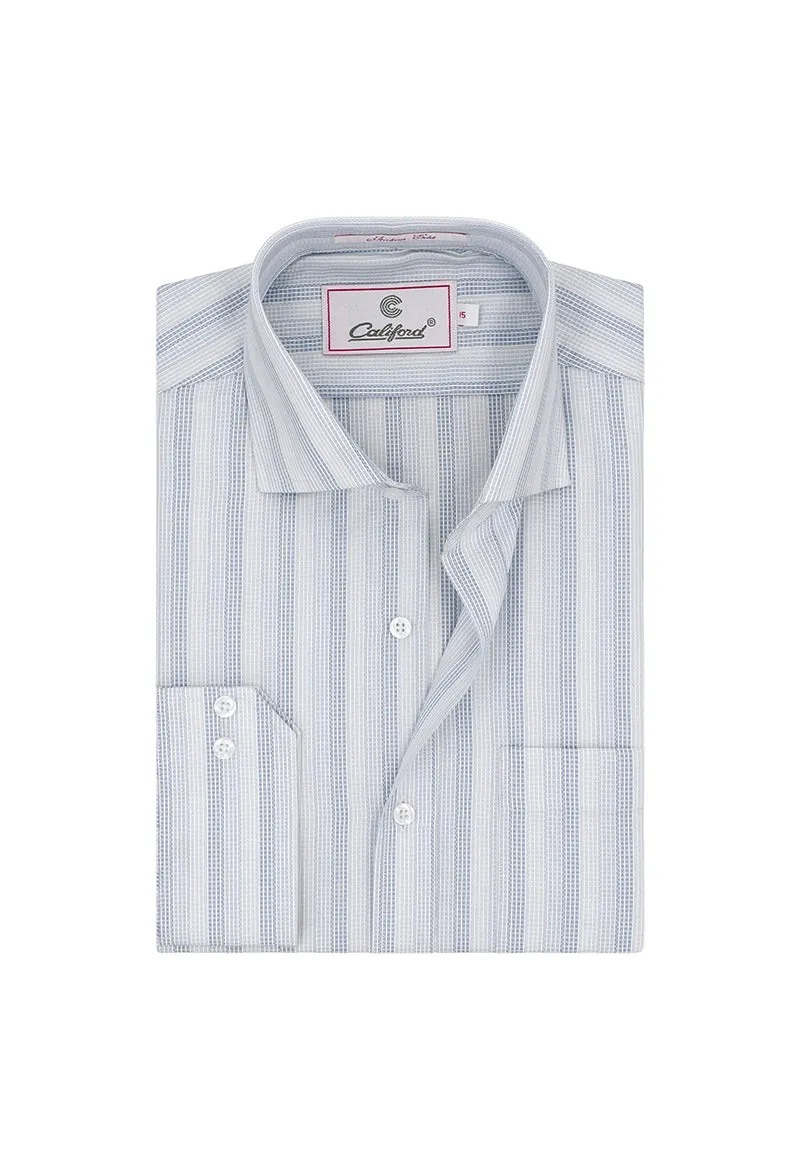 Light blue bold striped / ITALIAN 102381-23