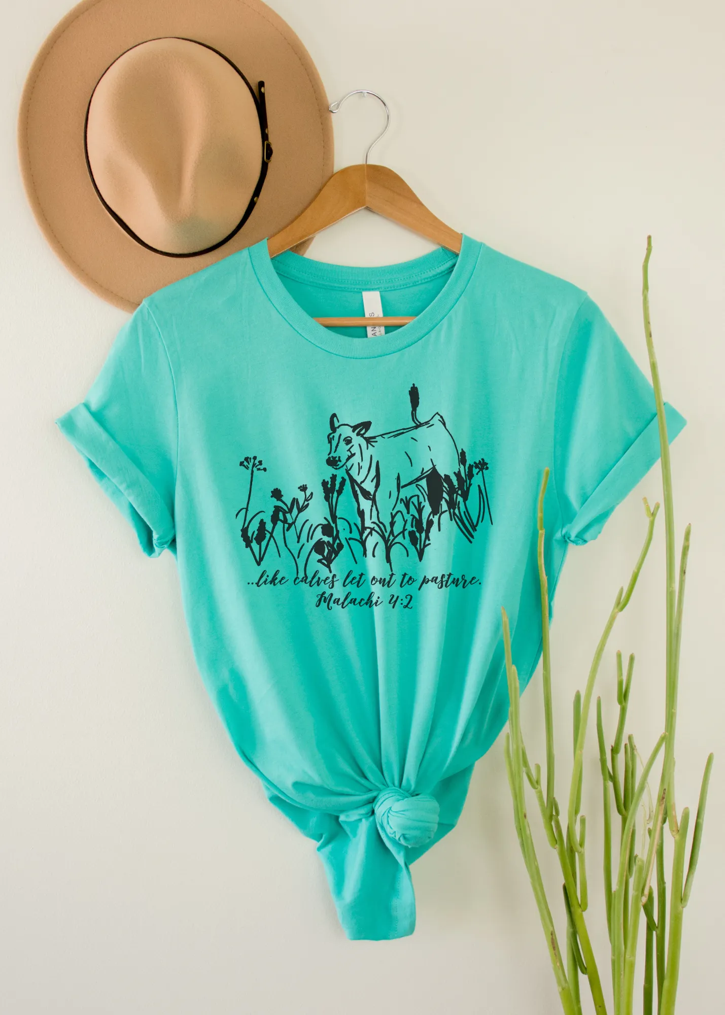 Like Calves Let Out To Pasture Short Sleeve Tee [4 colors]