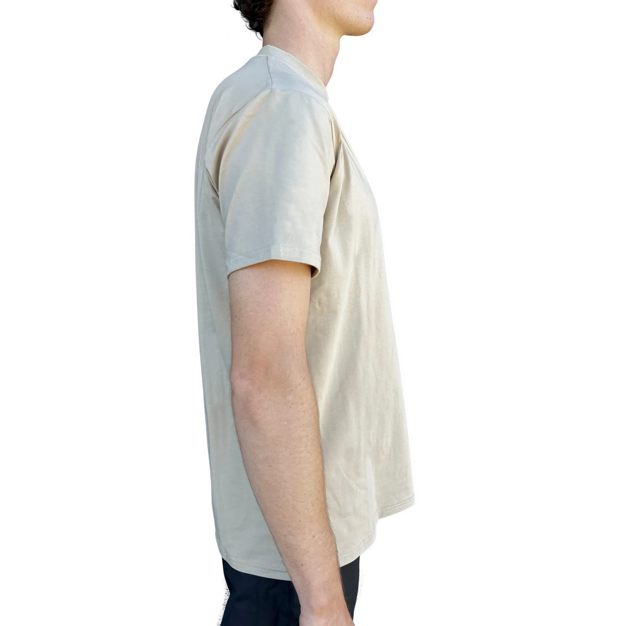 Long Reef Logo Tee - Sand