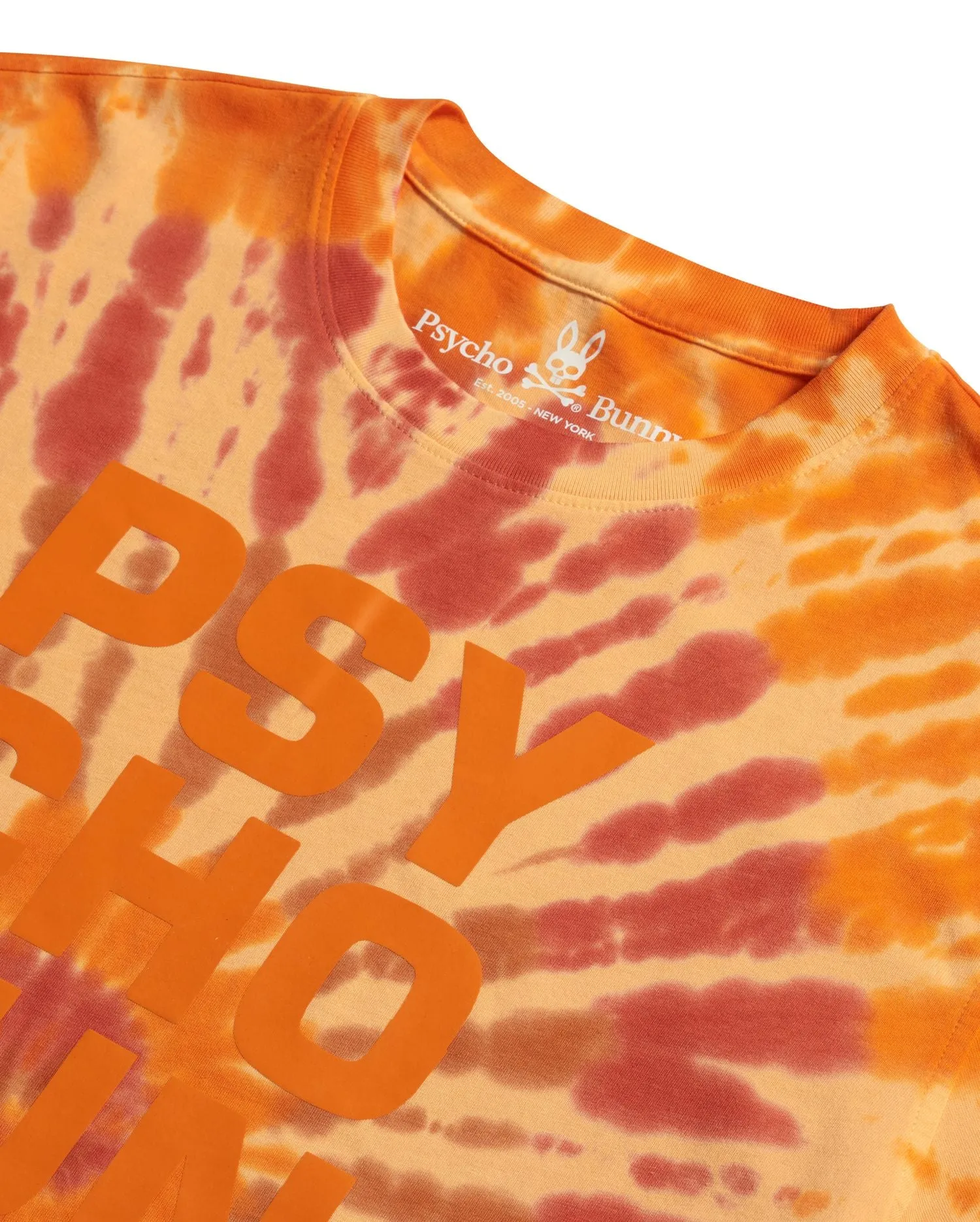 Men's Cranwich Tie Dye Tee-Marigold